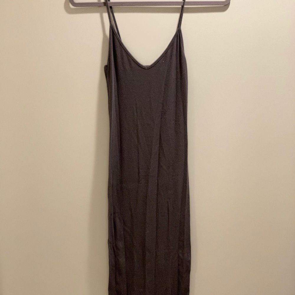 V neck Midi Dress